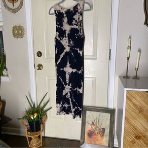 Tie-Dye Sleeveless Maxi Dress XXL